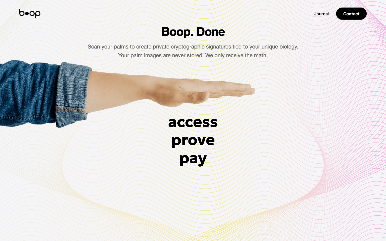 The scan resolved: access, prove, pay
