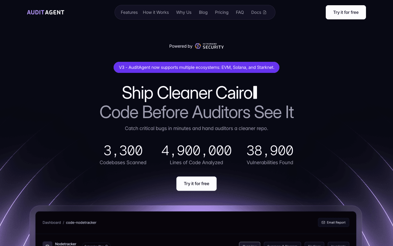 AuditAgent marketing site
